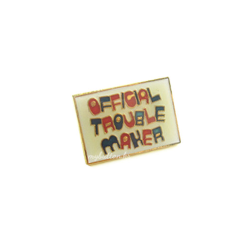 [Retro][Pin]Official trouble maker.트러블메이커 핀뱃지