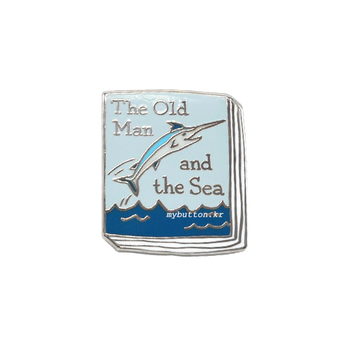 [BK][Pin]Book pins_The Old Man and the Sea.노인과 바다 북뱃지