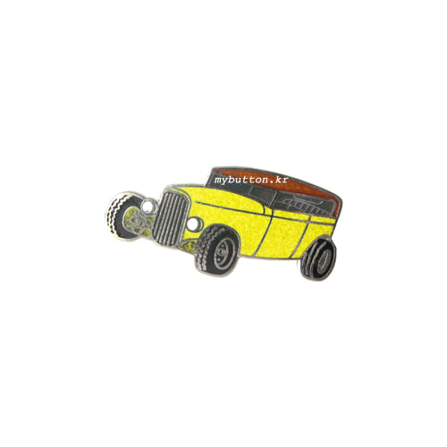 [EU][Pin]Yellow car.빈티지뱃지