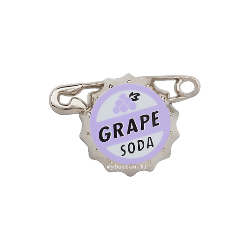 [USA][Pin][Disney/Pixar]Up_Russell&#039;s Grape soda pin.업 그레이프소다버틀캡 핀뱃지(VER.1)