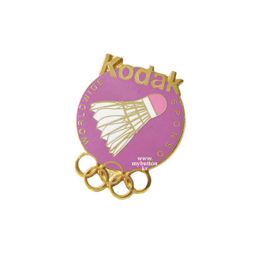 [Vintage][USA][Pin]Kodak Olympic(Badminton).빈티지뱃지