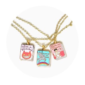 [Book Charm][3TYPE]Alice in Wonderland/A Wrinkle in Time/Pride and Prejudice