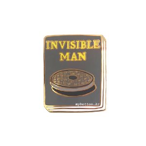 [BP][Pin]Book pins_Invisible Man.투명인간 북뱃지