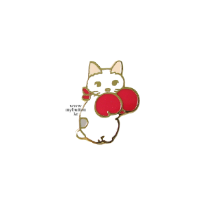 [PCZ-063][Pin]Cat_Boxing.고양이뱃지