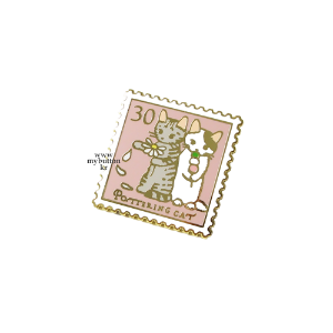 [PCZ-027-1][Pin]Cat_Dango(Pink).고양이뱃지