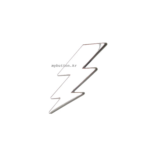 [W][Pin]Lightning(silver).번개(실버)핀뱃지