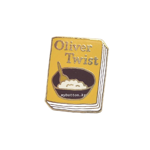 [BK][Pin]Book pins_Oliver Twist.올리버 트위스트 북뱃지