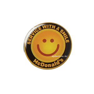 [Mc][Pin][USA]Service smile.핀뱃지